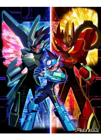 аниме Рокмэн: Звёздный Боец (Megaman Star Force: Ryusei no Rockman) 15.06.12