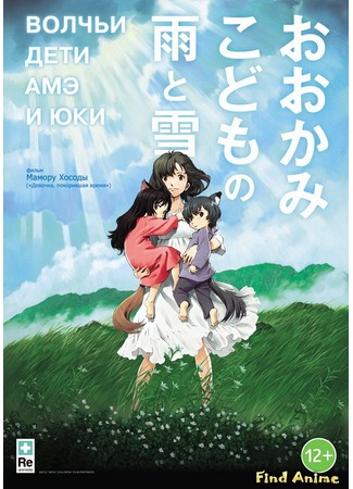 аниме The Wolf Children Ame and Yuki (Волчьи дети Амэ и Юки: Ookami Kodomo no Ame to Yuki) 05.03.13