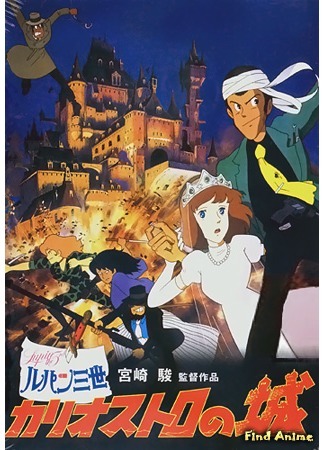 аниме Люпен III: Замок Калиостро (фильм второй) (Lupin III: The Castle of Cagliostro: Lupin Sansei: Cagliostro no Shiro) 27.05.15
