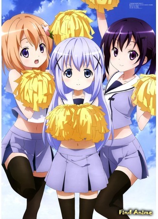 Заказывали кролика? 2 OVA субтитры смотреть аниме онлайн Gochuumon wa Usagi  Desu ka??: Sing for You