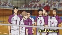 Волейбол!!! Старшая школа Карасуно против академии Сираторидзава
