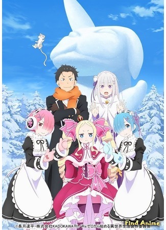 аниме Re:Zero Memory Snow (Re: Жизнь в альтернативном мире с нуля: Снежные воспоминания: Re:Zero kara Hajimeru Isekai Seikatsu - Memory Snow) 10.06.19