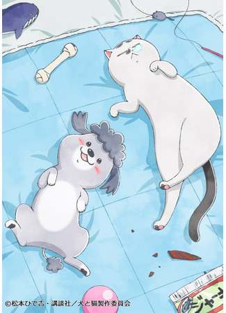 аниме With a Dog AND a Cat, Every Day is Fun (Весёлые дни с котом и собакой: Inu to Neko Docchi mo Katteru to Mainichi Tanoshii) 25.12.20