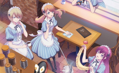 Премьера аниме-адаптации манги Megami no Cafe Terrace (Терраса кафе богинь) состоится в апреле 2023